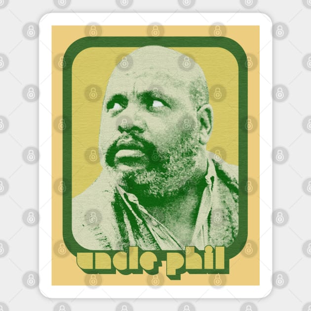 Uncle Phil / Original 70s Style Retro Design Magnet by DankFutura